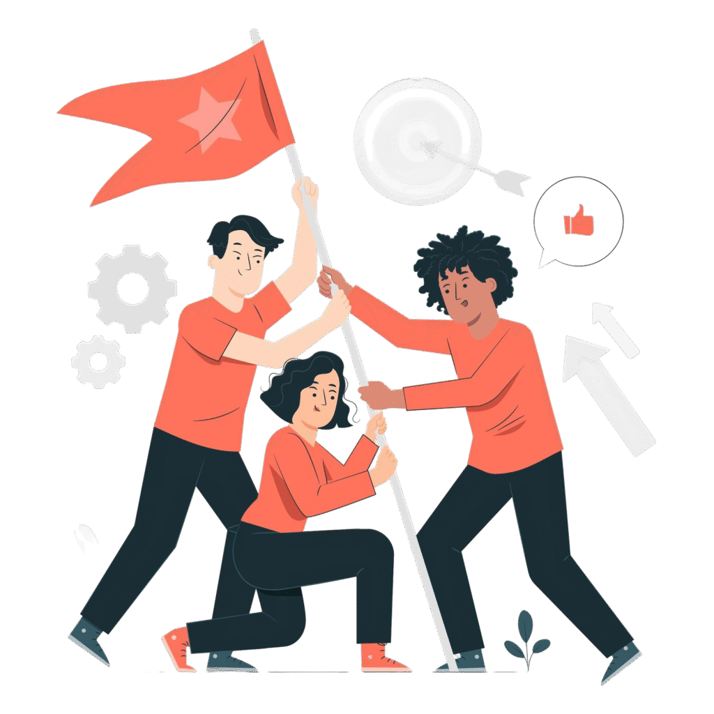 team-goals-concept-illustration